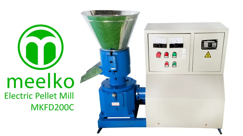 Imagen del producto Peletizadora Eléctrica MKFD200C de 200 mm y 7.5 kW - Meelko